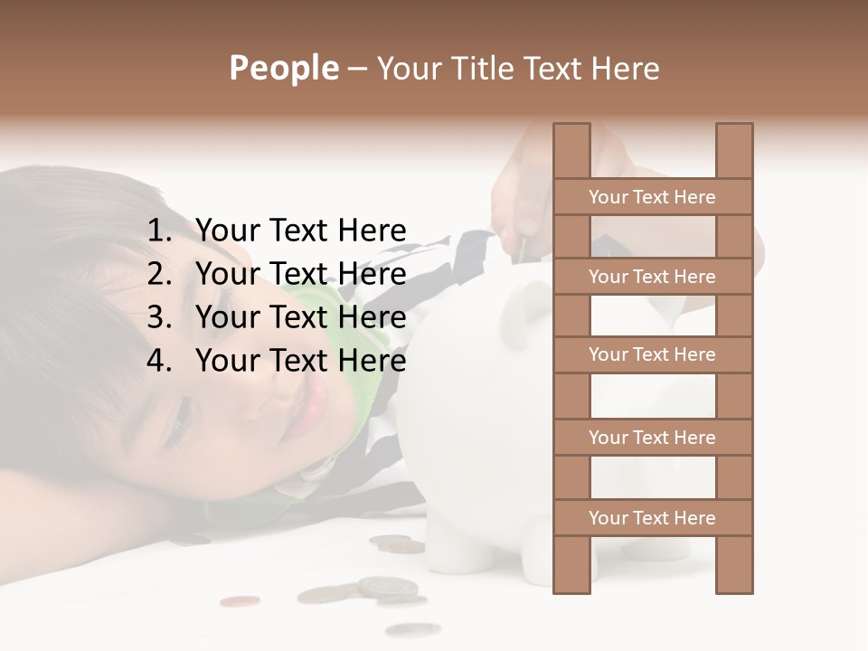 Family Sand Ocean PowerPoint Template