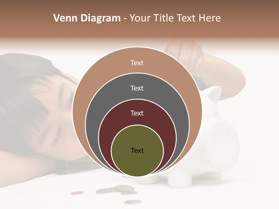 Family Sand Ocean PowerPoint Template