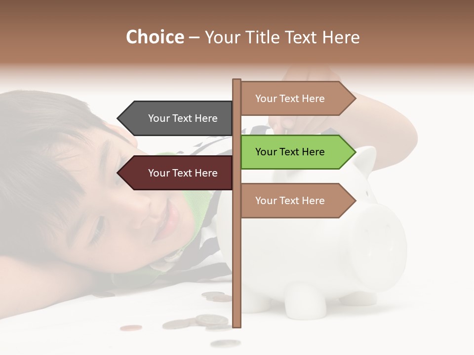 Family Sand Ocean PowerPoint Template