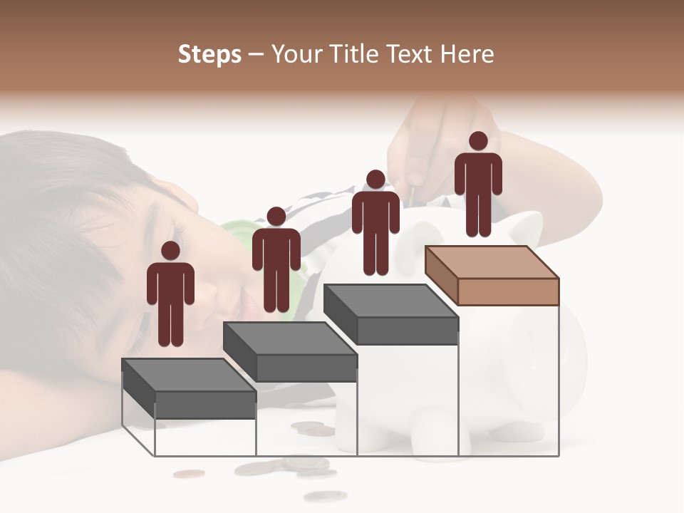 Family Sand Ocean PowerPoint Template