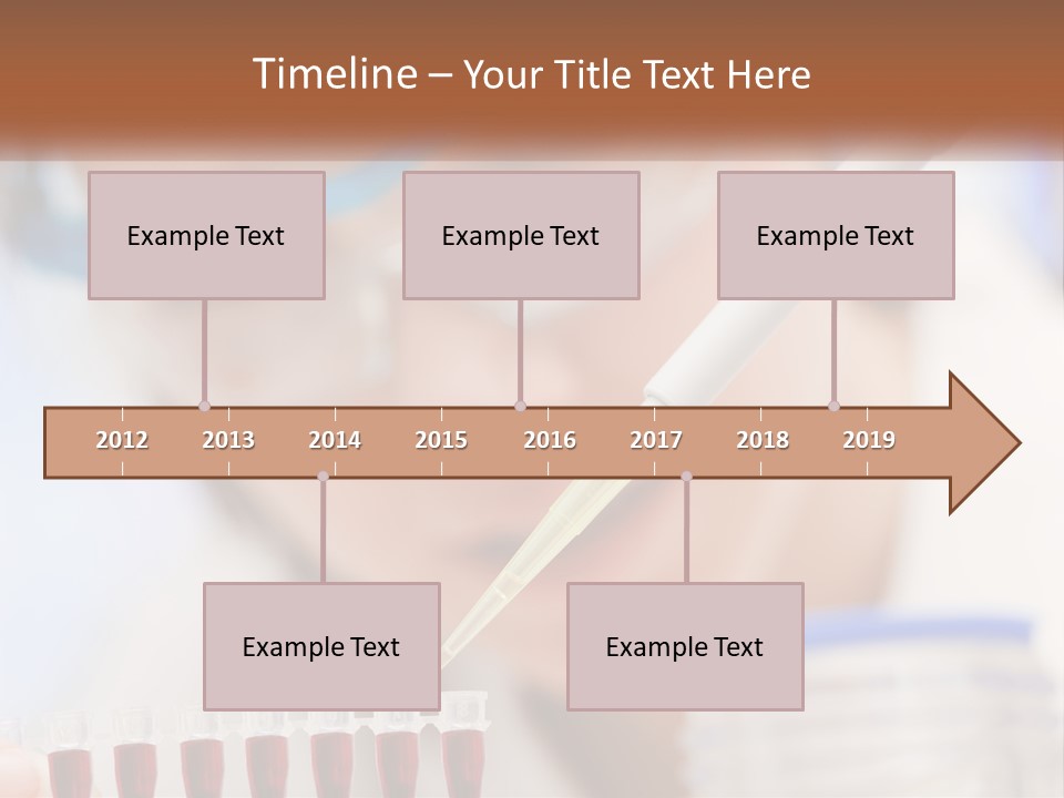 Wave Peaceful Older PowerPoint Template