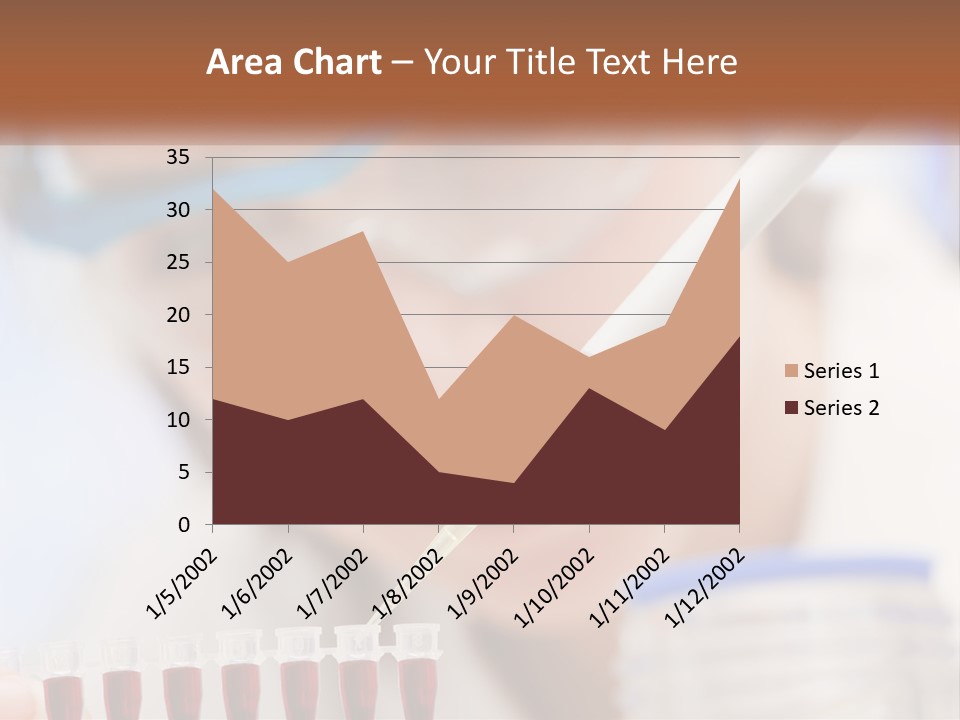 Wave Peaceful Older PowerPoint Template