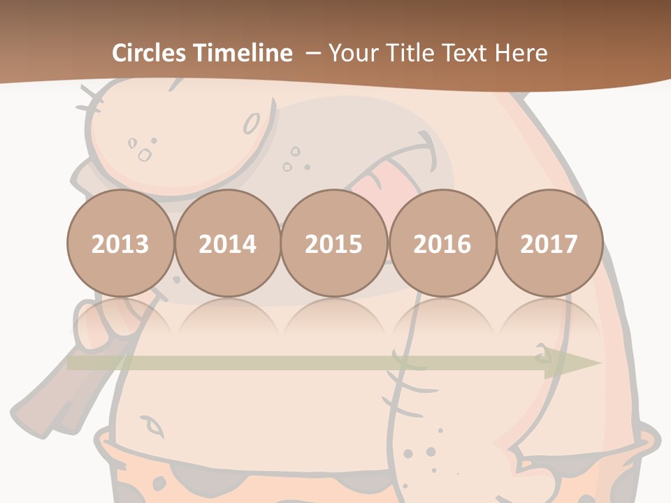 Water Standing Pensioner PowerPoint Template