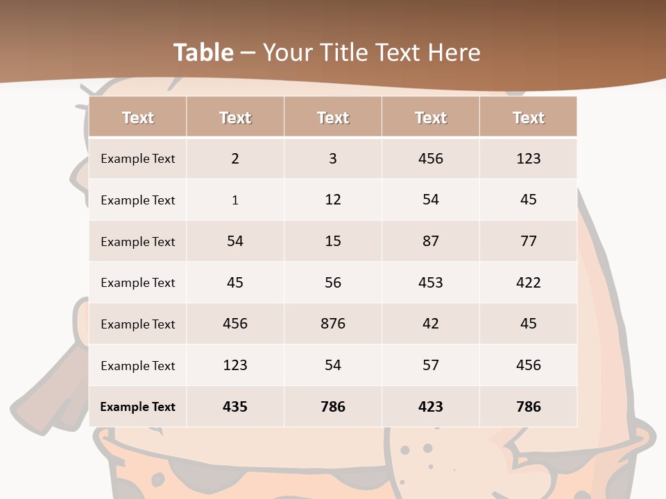 Water Standing Pensioner PowerPoint Template