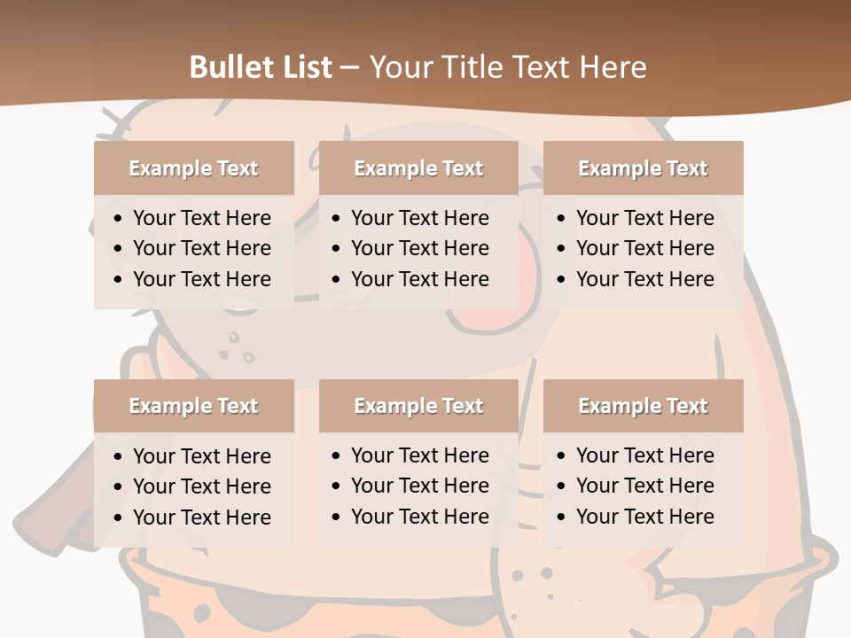 Water Standing Pensioner PowerPoint Template