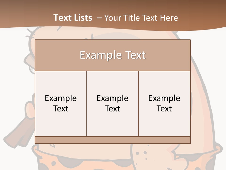 Water Standing Pensioner PowerPoint Template