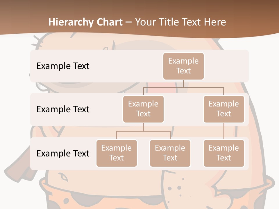 Water Standing Pensioner PowerPoint Template