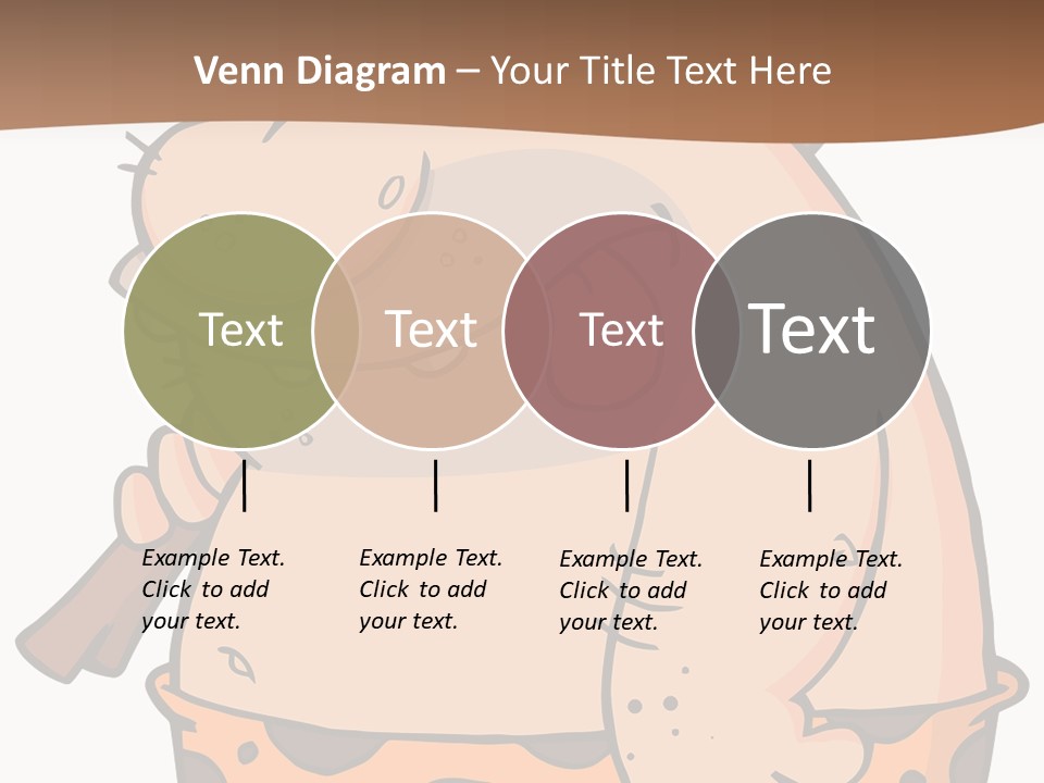 Water Standing Pensioner PowerPoint Template
