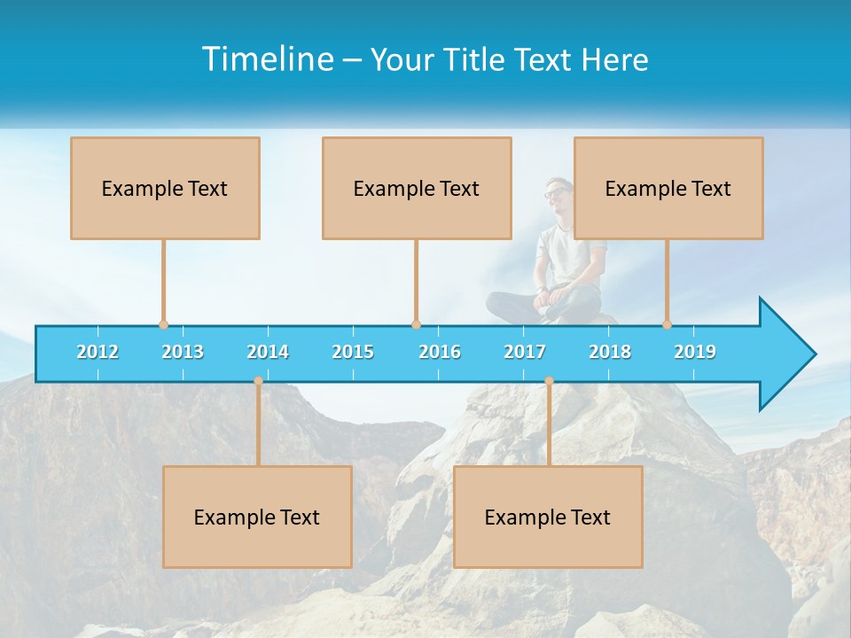 Sunset Calm Older PowerPoint Template