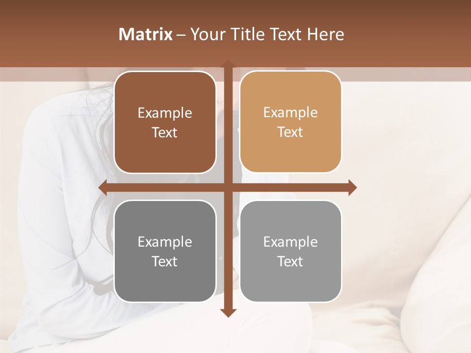 Caucasian Sea Calm PowerPoint Template