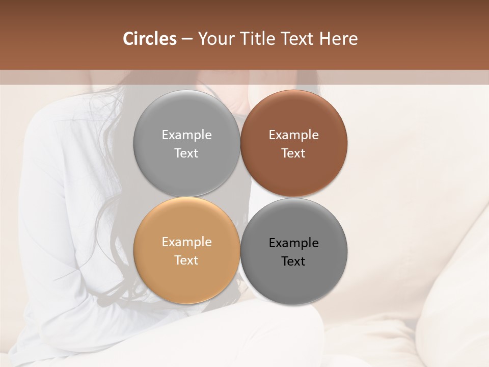 Caucasian Sea Calm PowerPoint Template