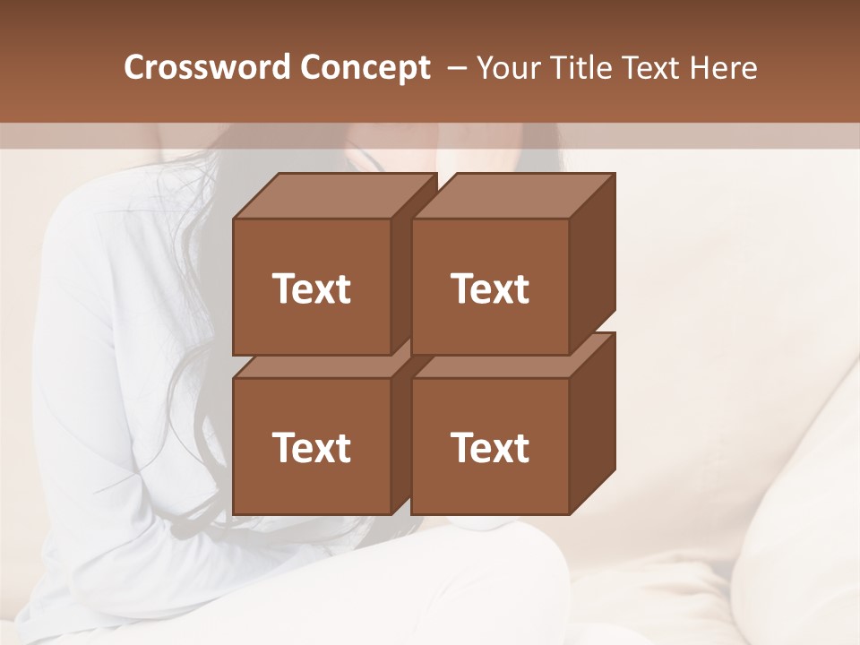 Caucasian Sea Calm PowerPoint Template