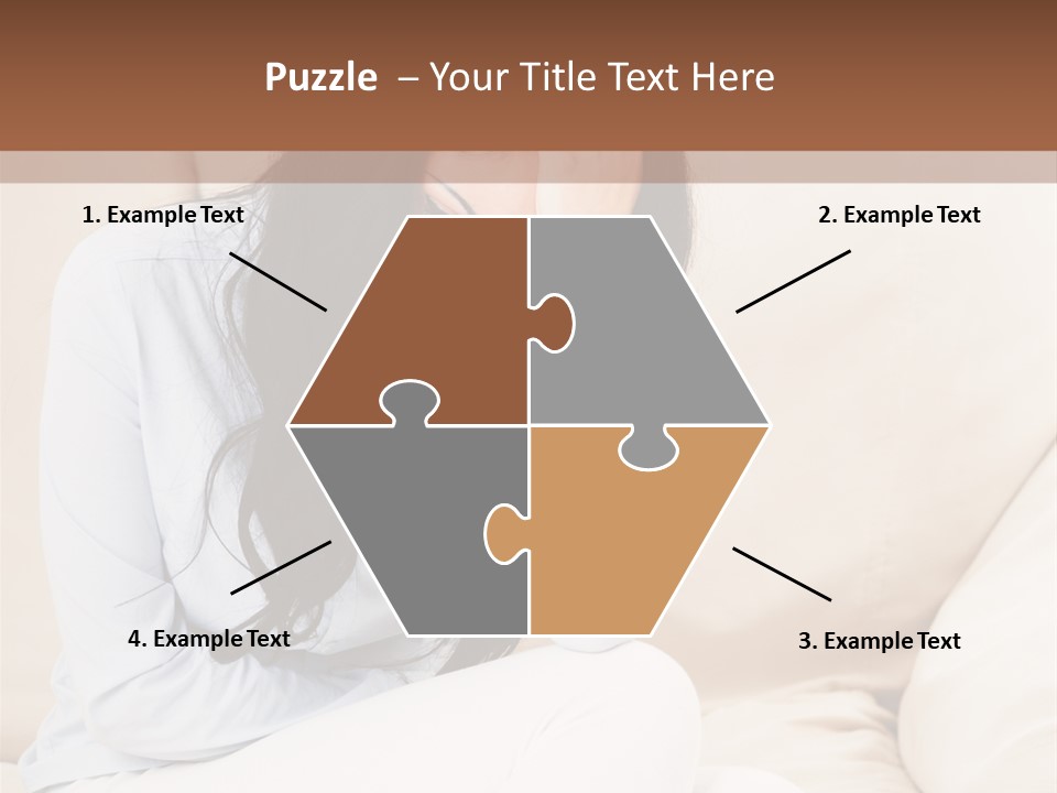 Caucasian Sea Calm PowerPoint Template