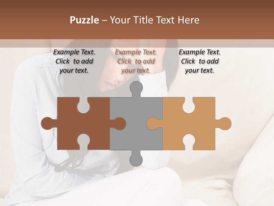 Caucasian Sea Calm PowerPoint Template