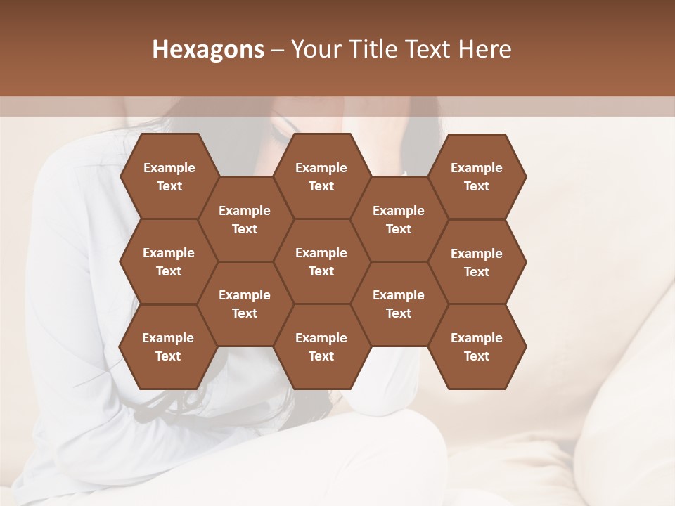 Caucasian Sea Calm PowerPoint Template