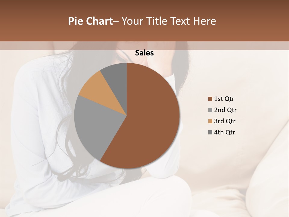 Caucasian Sea Calm PowerPoint Template