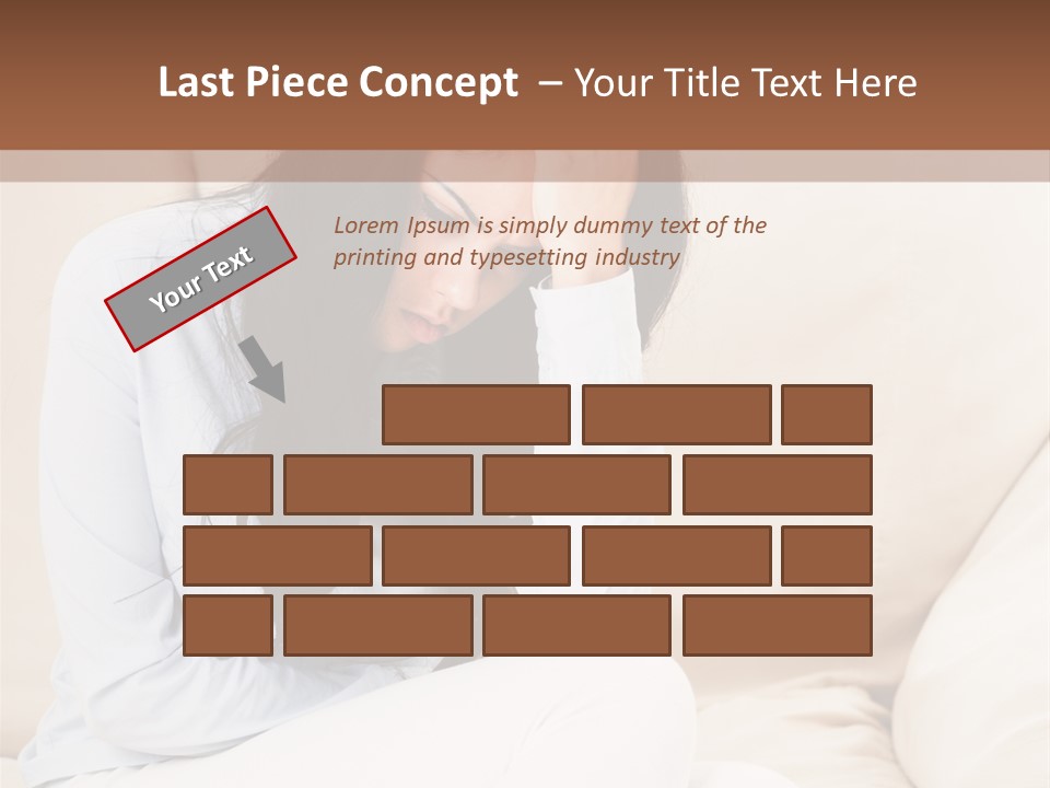 Caucasian Sea Calm PowerPoint Template