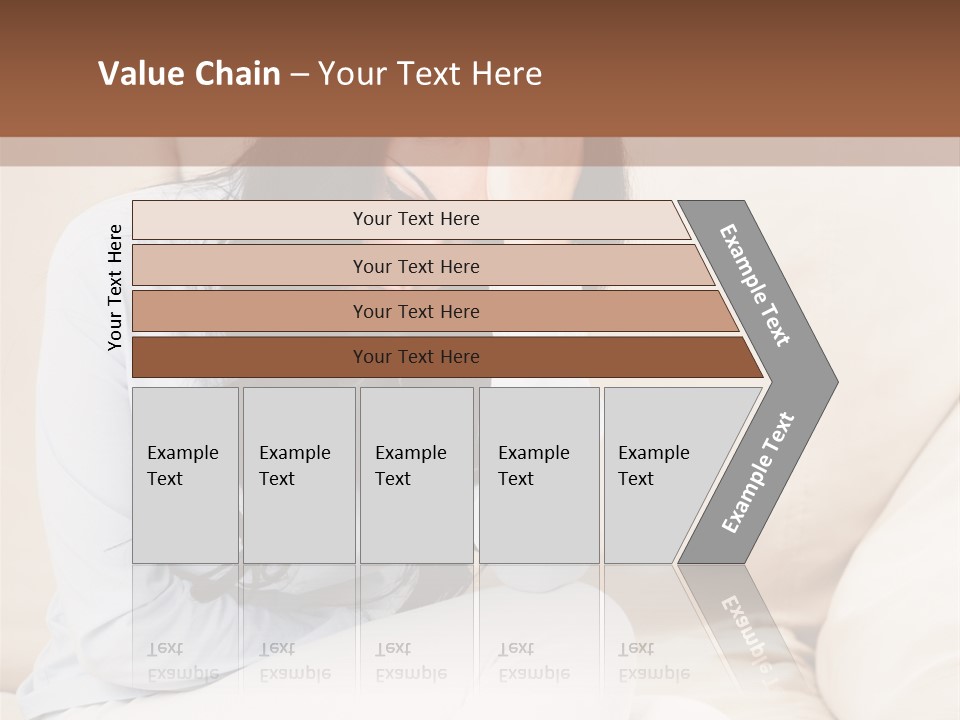 Caucasian Sea Calm PowerPoint Template