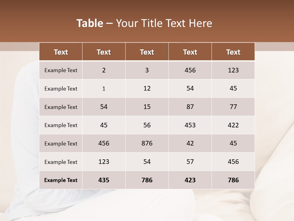 Caucasian Sea Calm PowerPoint Template