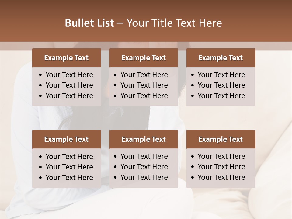 Caucasian Sea Calm PowerPoint Template