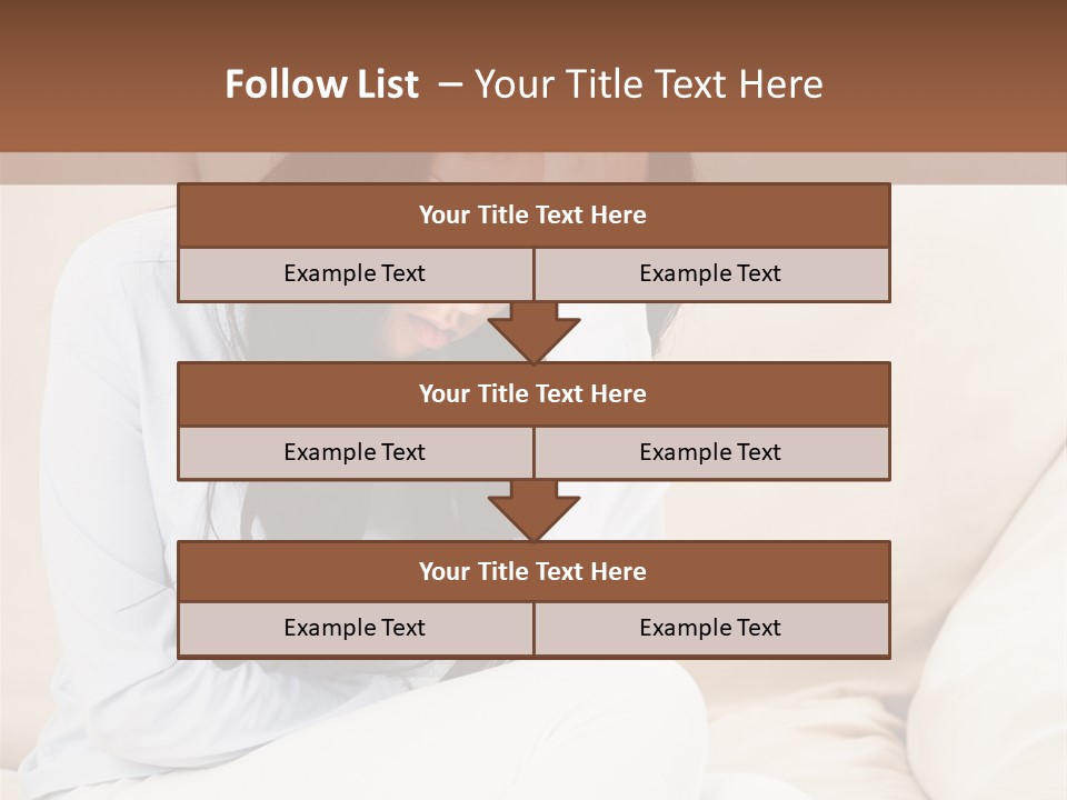Caucasian Sea Calm PowerPoint Template
