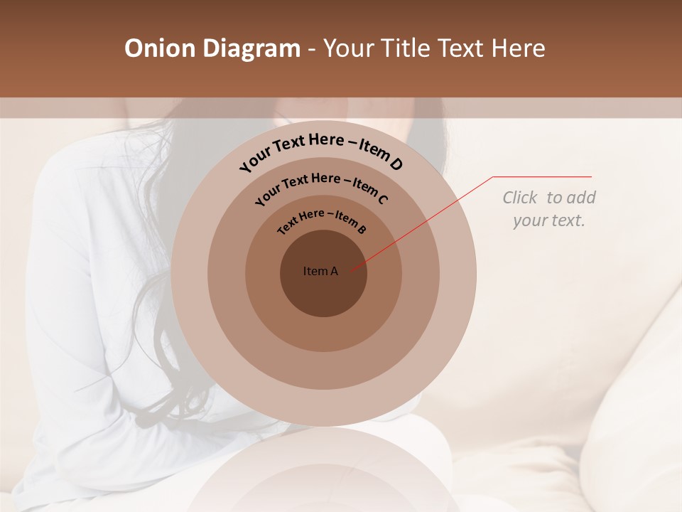 Caucasian Sea Calm PowerPoint Template