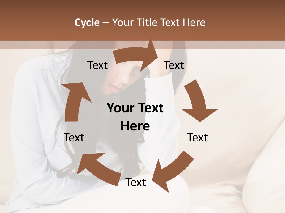 Caucasian Sea Calm PowerPoint Template