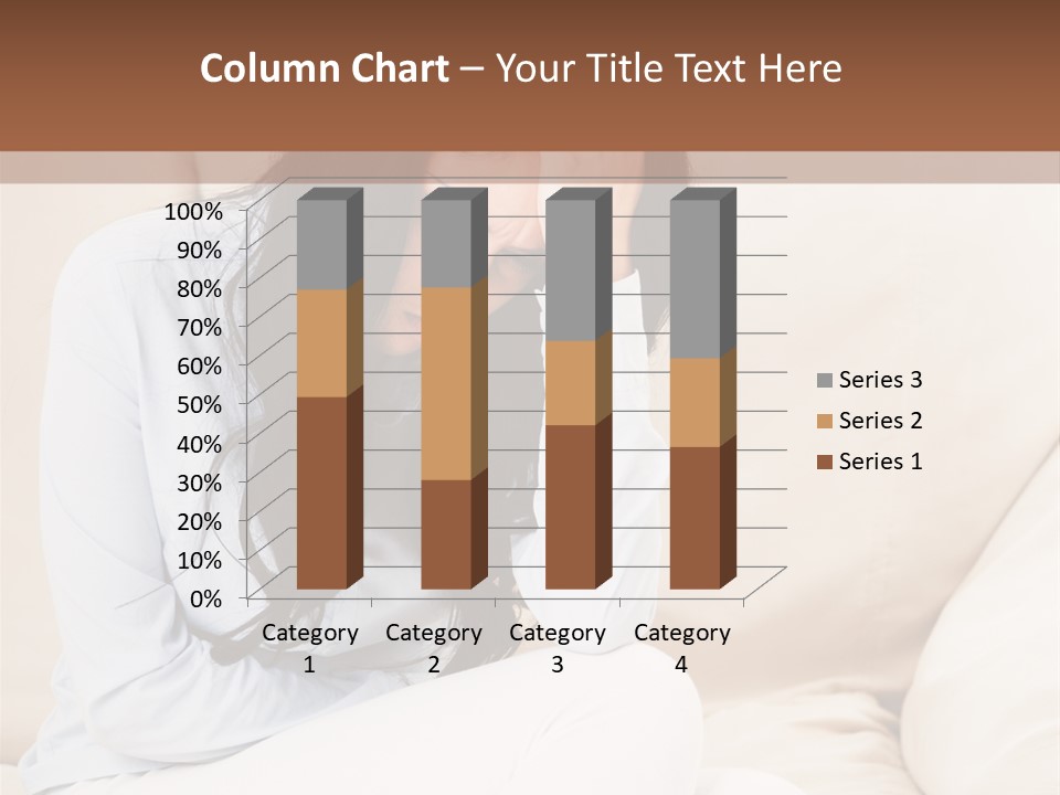 Caucasian Sea Calm PowerPoint Template