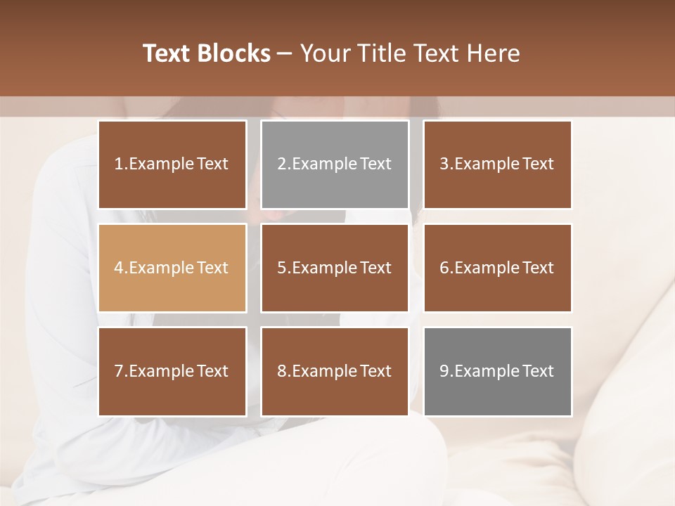 Caucasian Sea Calm PowerPoint Template