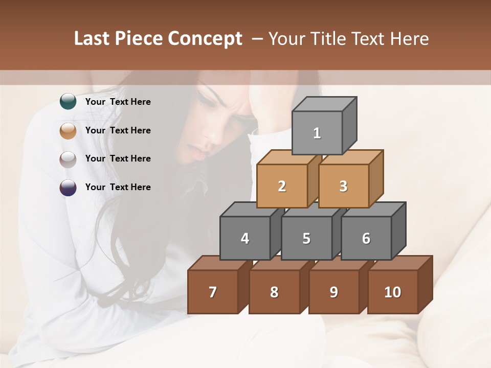 Caucasian Sea Calm PowerPoint Template