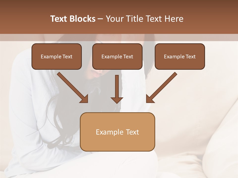Caucasian Sea Calm PowerPoint Template