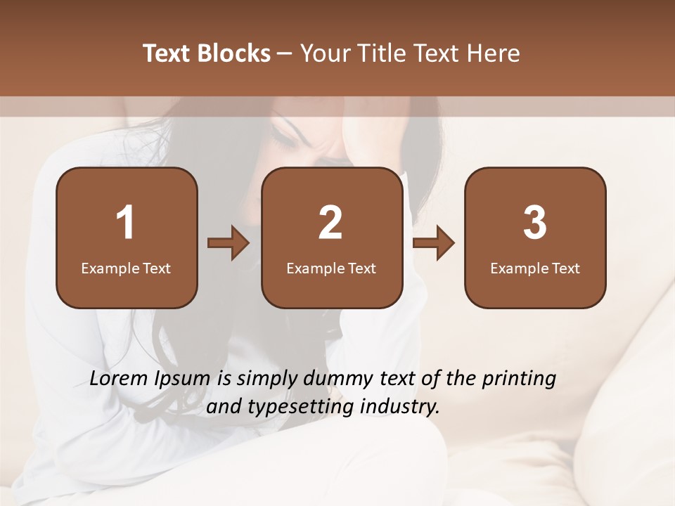 Caucasian Sea Calm PowerPoint Template