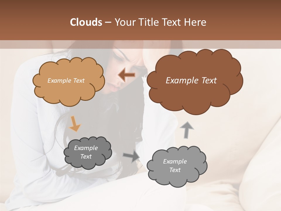 Caucasian Sea Calm PowerPoint Template