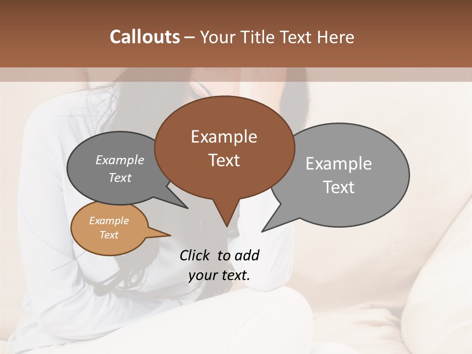 Caucasian Sea Calm PowerPoint Template
