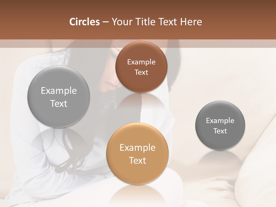 Caucasian Sea Calm PowerPoint Template