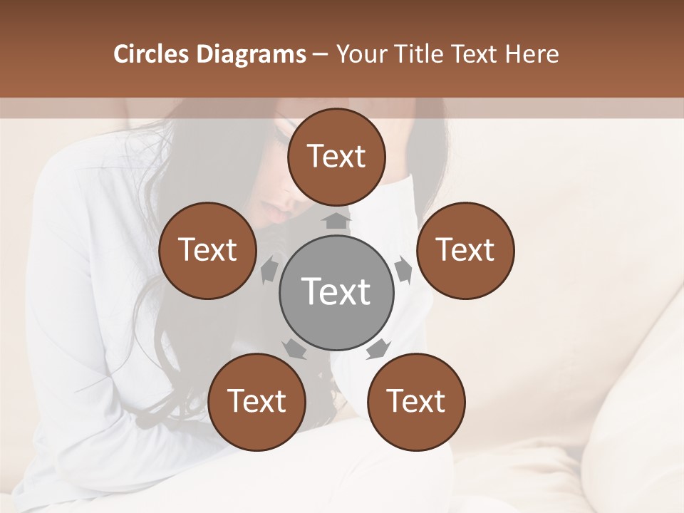 Caucasian Sea Calm PowerPoint Template