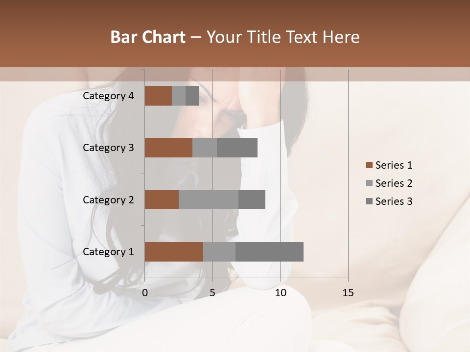 Caucasian Sea Calm PowerPoint Template