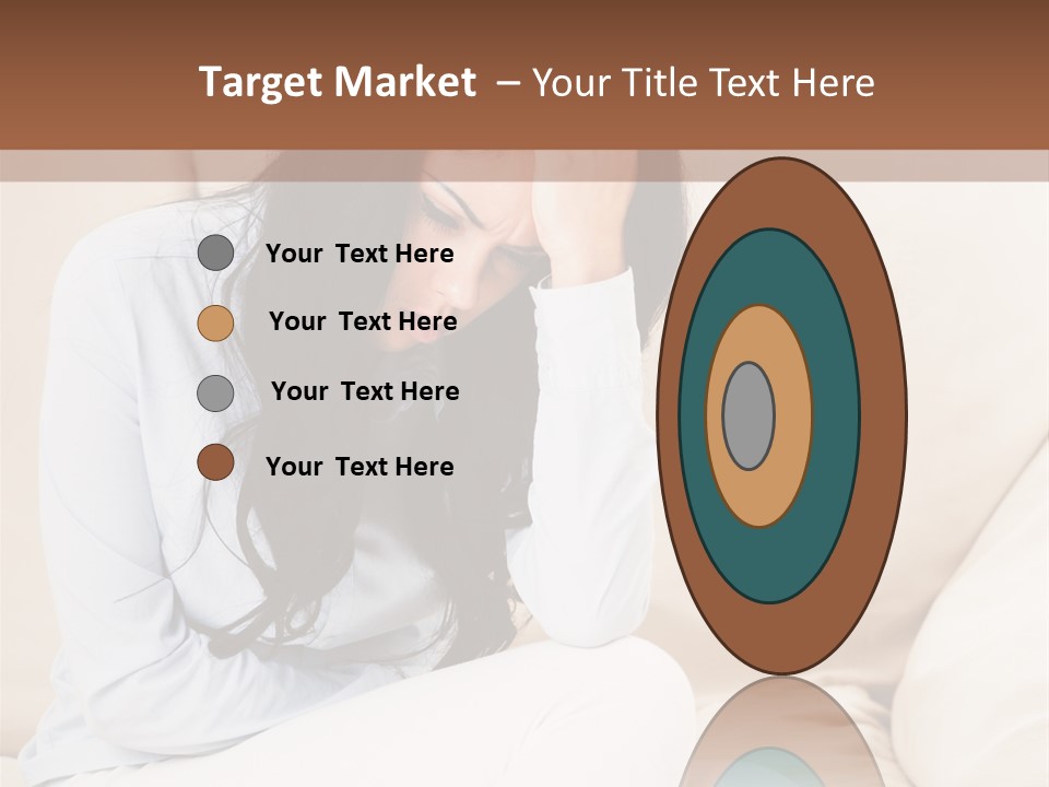 Caucasian Sea Calm PowerPoint Template