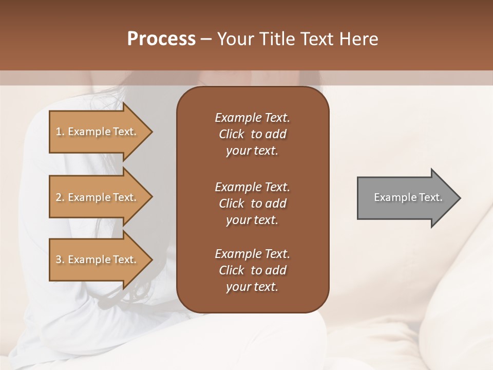 Caucasian Sea Calm PowerPoint Template