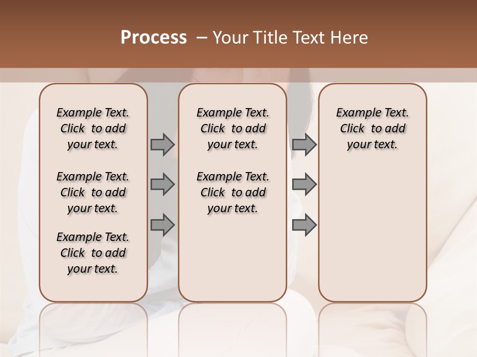 Caucasian Sea Calm PowerPoint Template