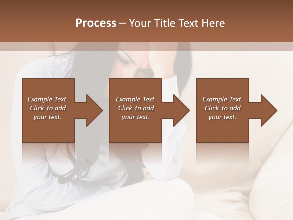 Caucasian Sea Calm PowerPoint Template