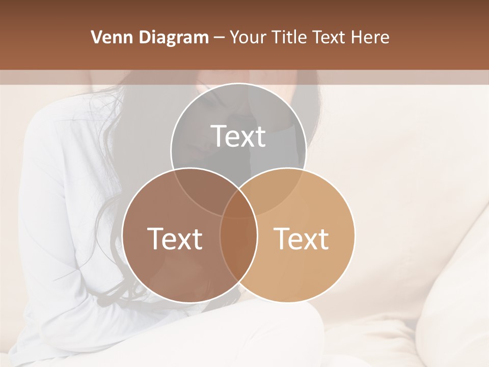 Caucasian Sea Calm PowerPoint Template