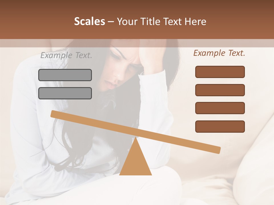 Caucasian Sea Calm PowerPoint Template