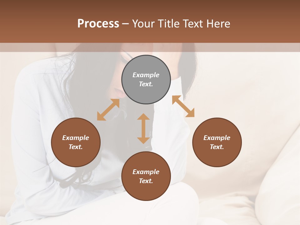 Caucasian Sea Calm PowerPoint Template