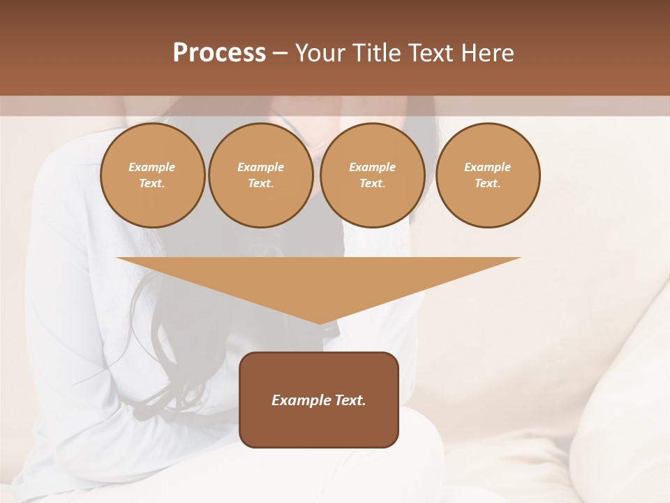 Caucasian Sea Calm PowerPoint Template