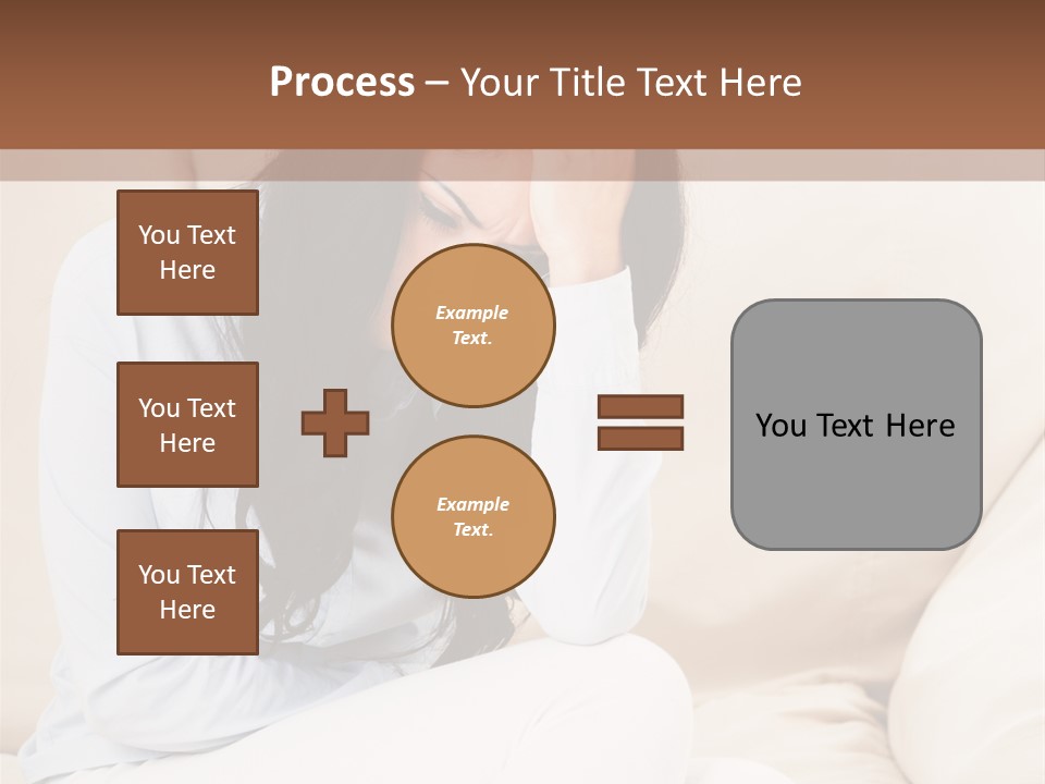 Caucasian Sea Calm PowerPoint Template