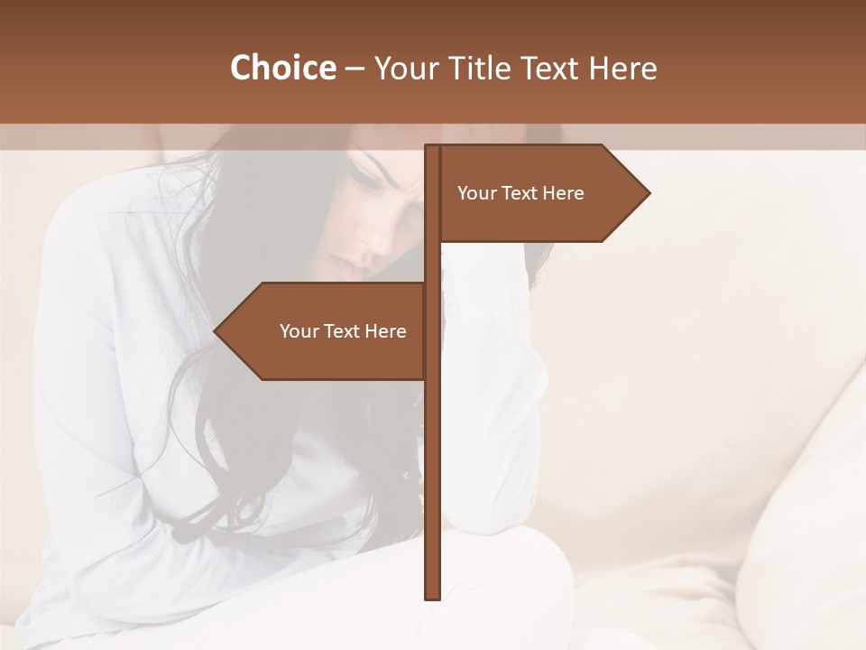 Caucasian Sea Calm PowerPoint Template