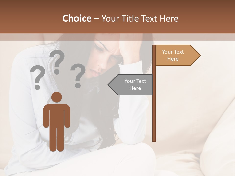 Caucasian Sea Calm PowerPoint Template
