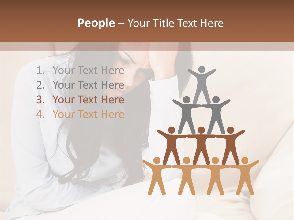 Caucasian Sea Calm PowerPoint Template