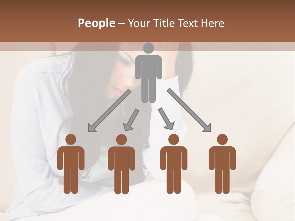 Caucasian Sea Calm PowerPoint Template